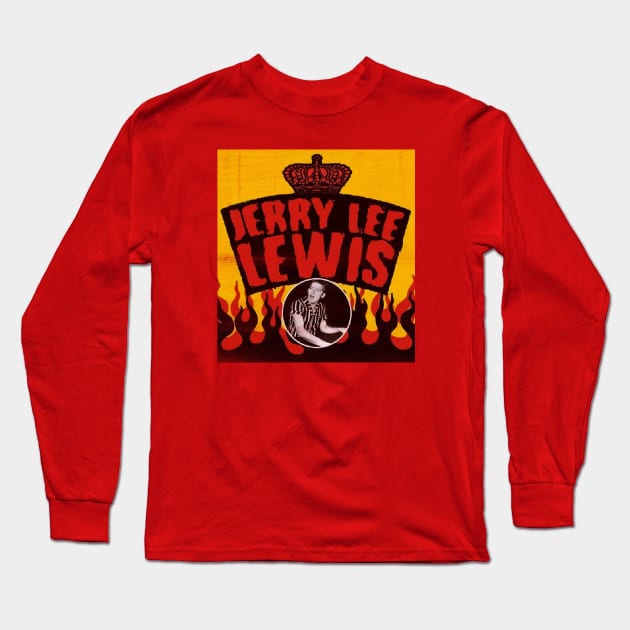 jerry lee Long Sleeve T-Shirt by Man Gun podcast